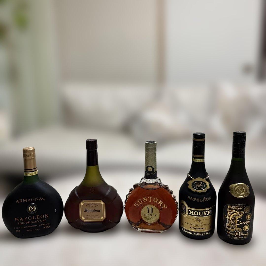 未開封品！ブランデー５本　まとめ売り