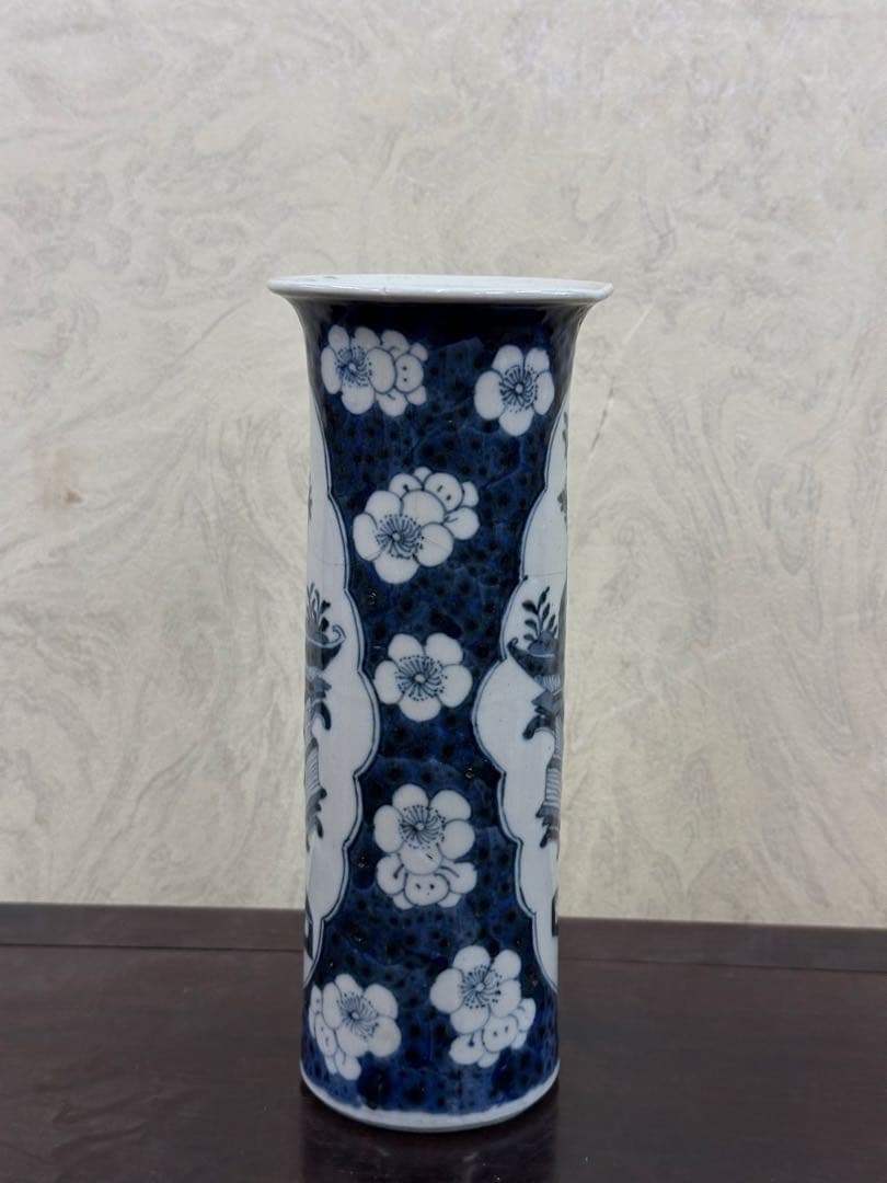 中國古美術 花瓶 康熙年製 置物