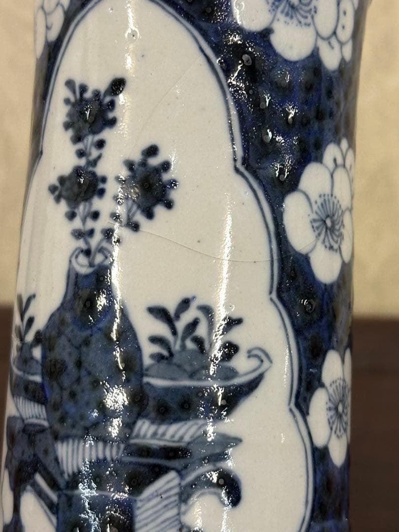 中國古美術 花瓶 康熙年製 置物