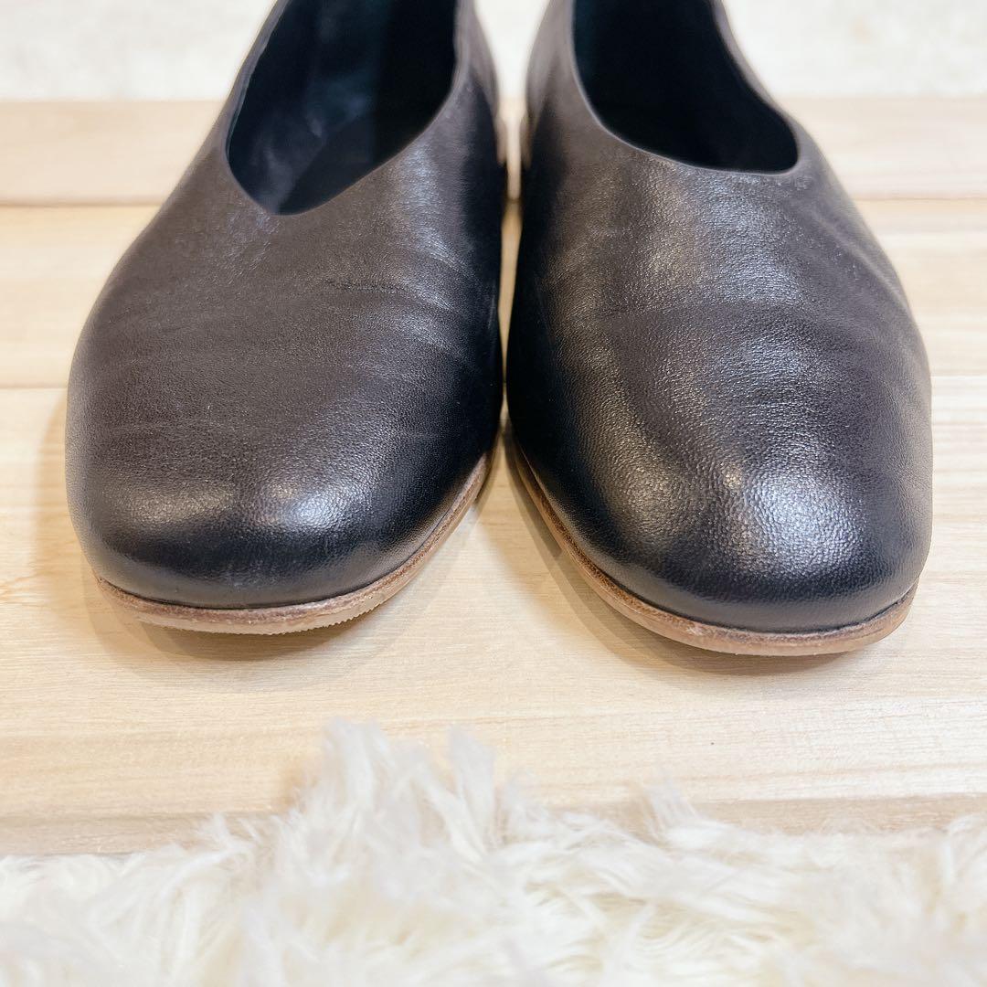 GALERIE VIE LAUREL ギャルリーヴィー スリッポン 本革ブラック