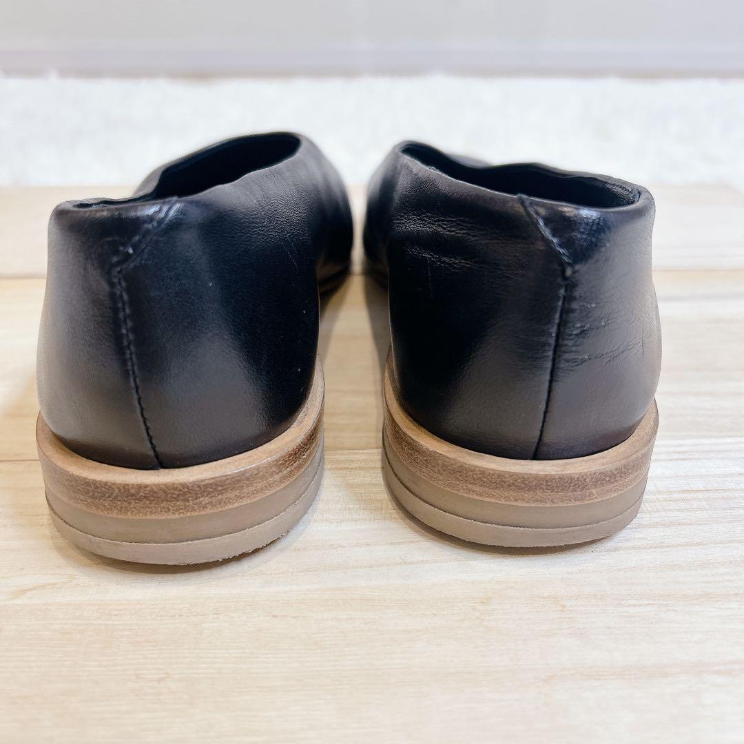 GALERIE VIE LAUREL ギャルリーヴィー スリッポン 本革ブラック