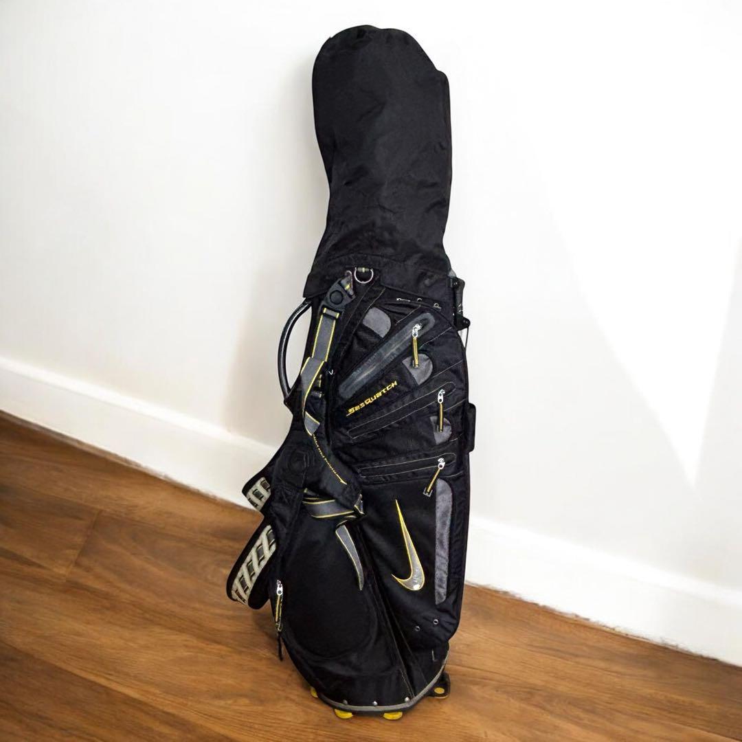 【廃盤希少】NIKE サスクワッチ スタンドキャディバッグ 14分割 軽量 黒