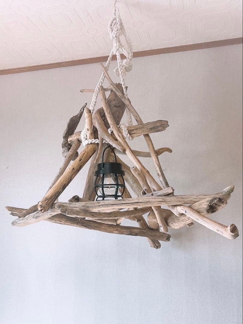 流木　吊り下げ式　止まり木