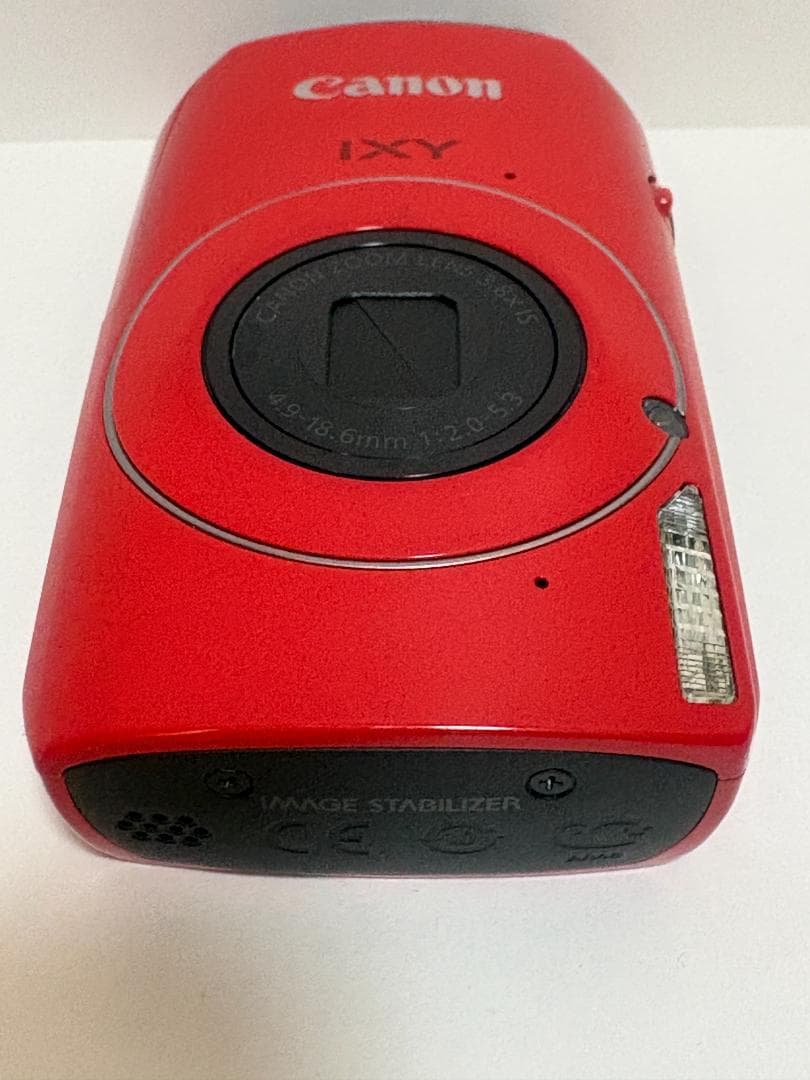 “Canon　IXY30S　PC1473　コンパクトデジカメ　ジャンク　レッド”
