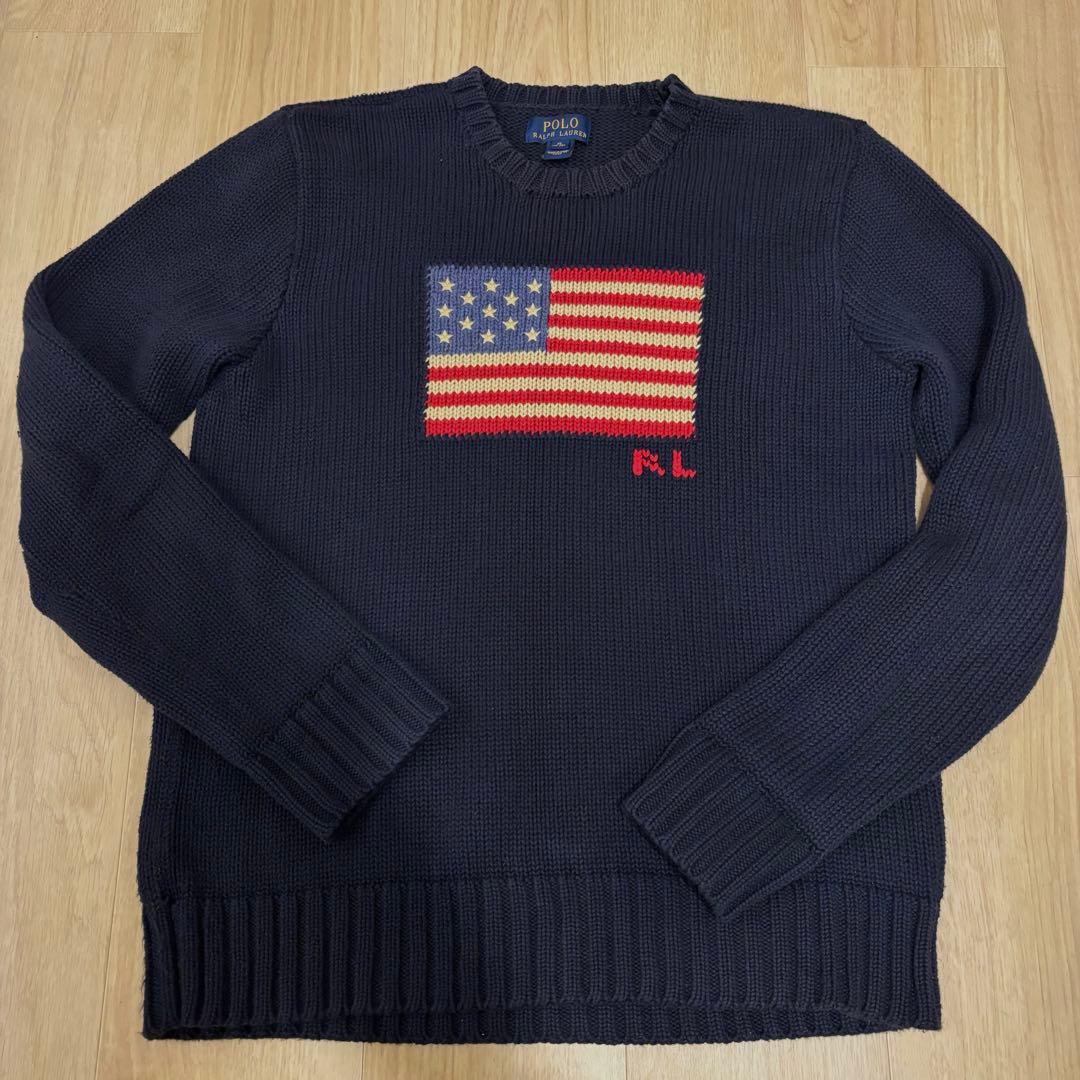 ポロ ラルフローレン POLO RALPH LAULEN 星条旗 国旗 セーター