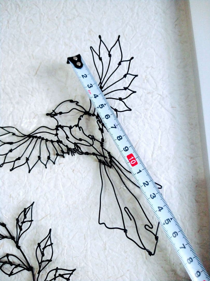 雄鹿　フラワーアート　立体　ワイヤークラフト