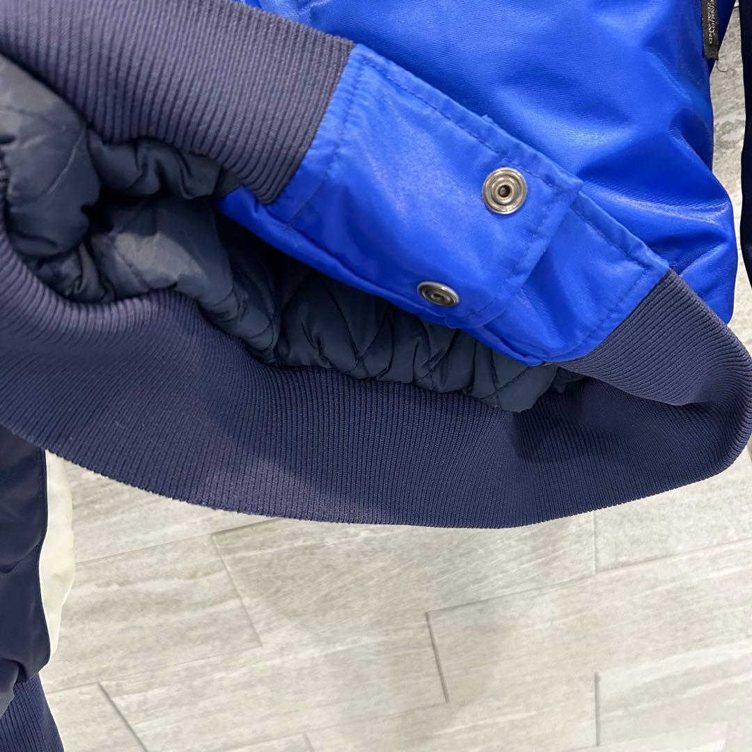 超美✨激レア✨カンタベリー Mラガージャケット　ブルー　ワッペン　刺繍