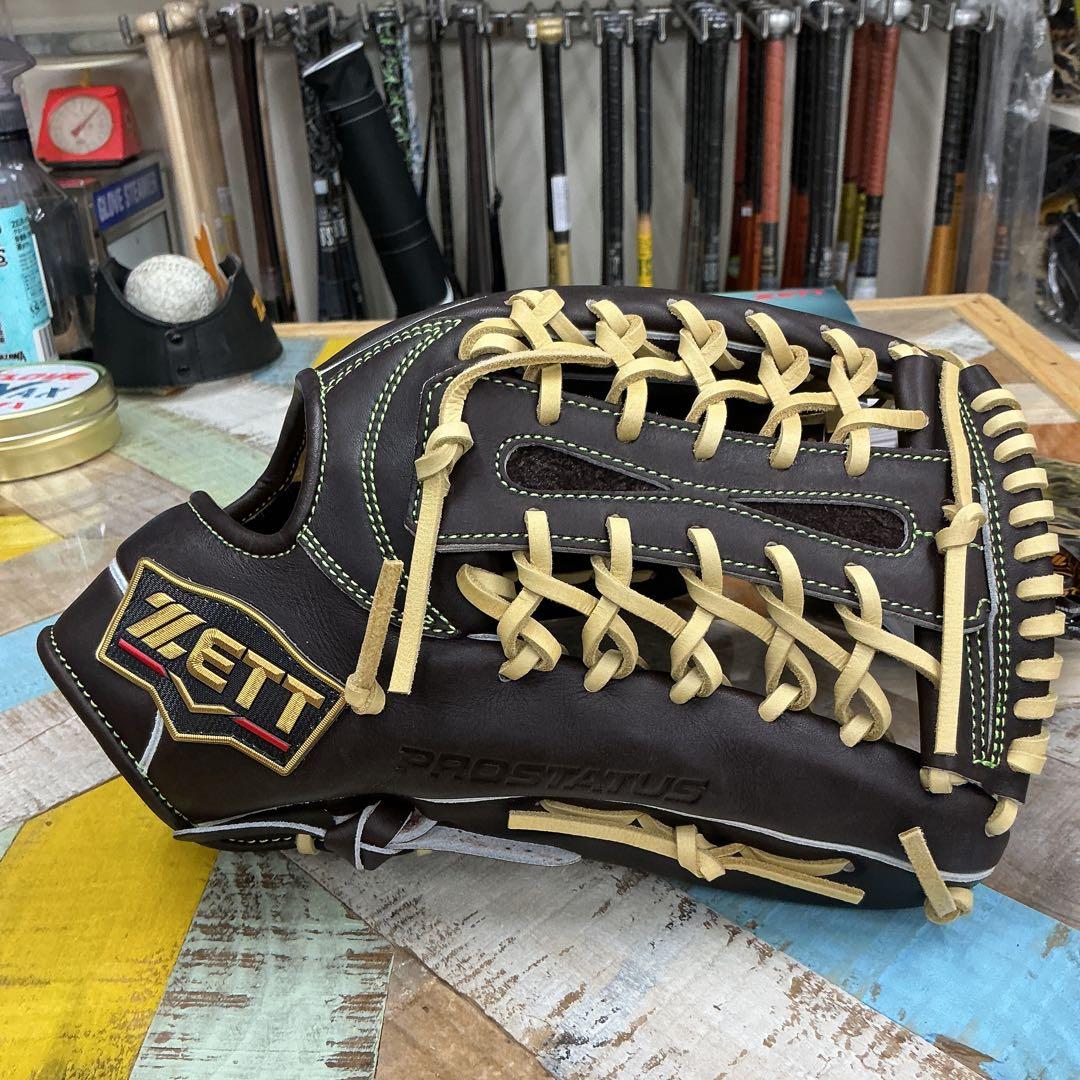 ゼットプロステイタス軟式野球グローブ　ウエルダーラベル　湯もみ型付けサービス