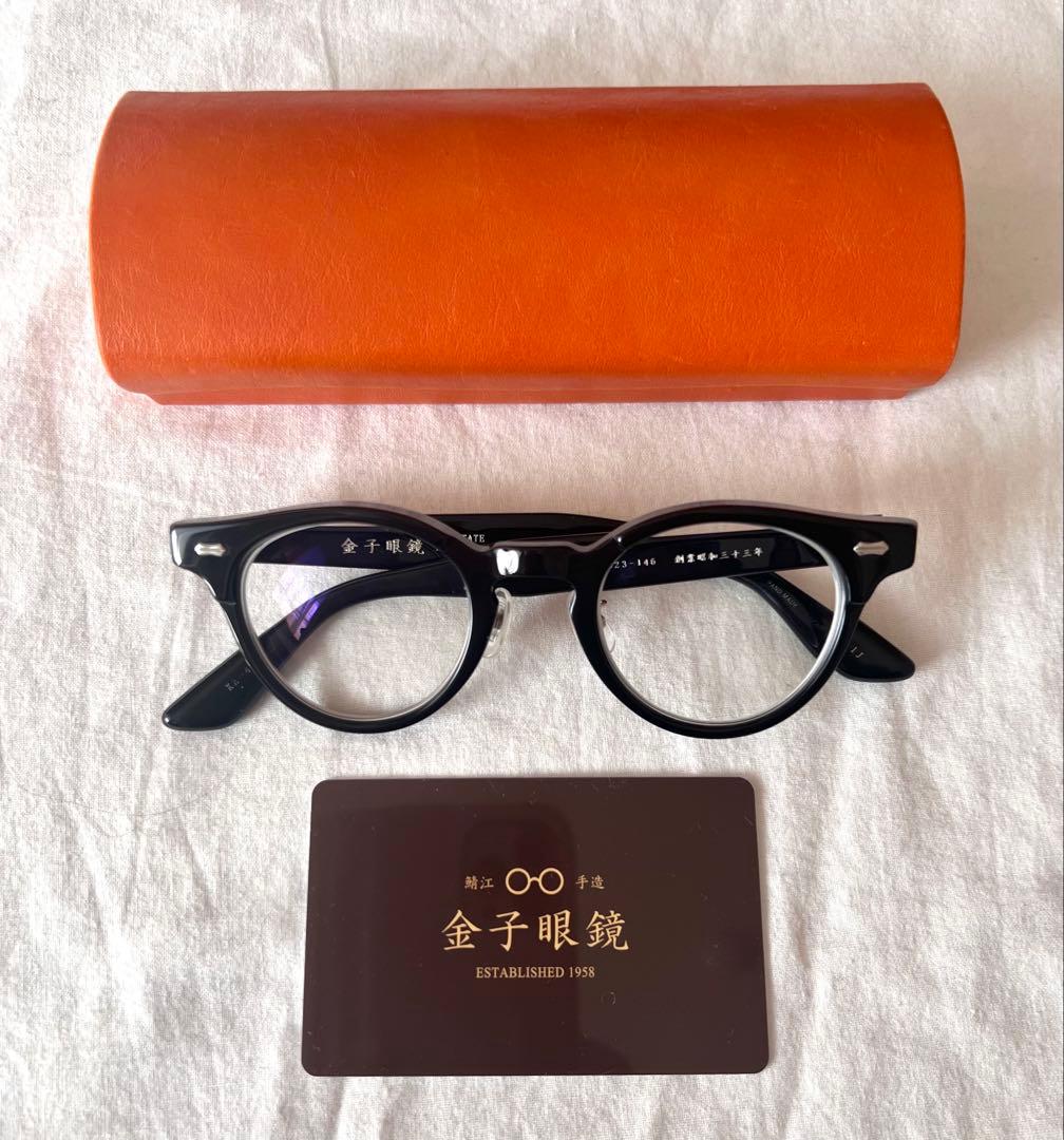 金子眼鏡　ka-49 ブラック