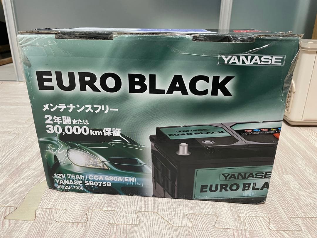 OUです‼️YANASE EURO BLACK バッテリー