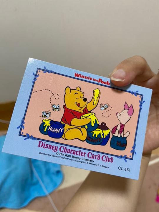 ◆天田印刷加工㈱ ディズニーキャラクターカードクラブ会員証の3Dカード2枚◆