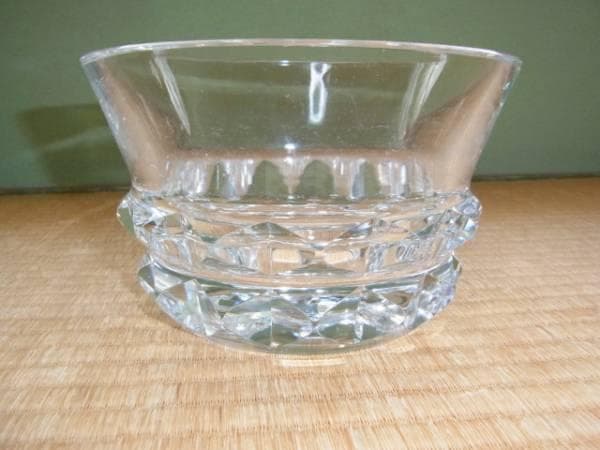 希少 未使用 1960年代 共箱付◆オールド バカラ ベース&ボウル（花器、花瓶