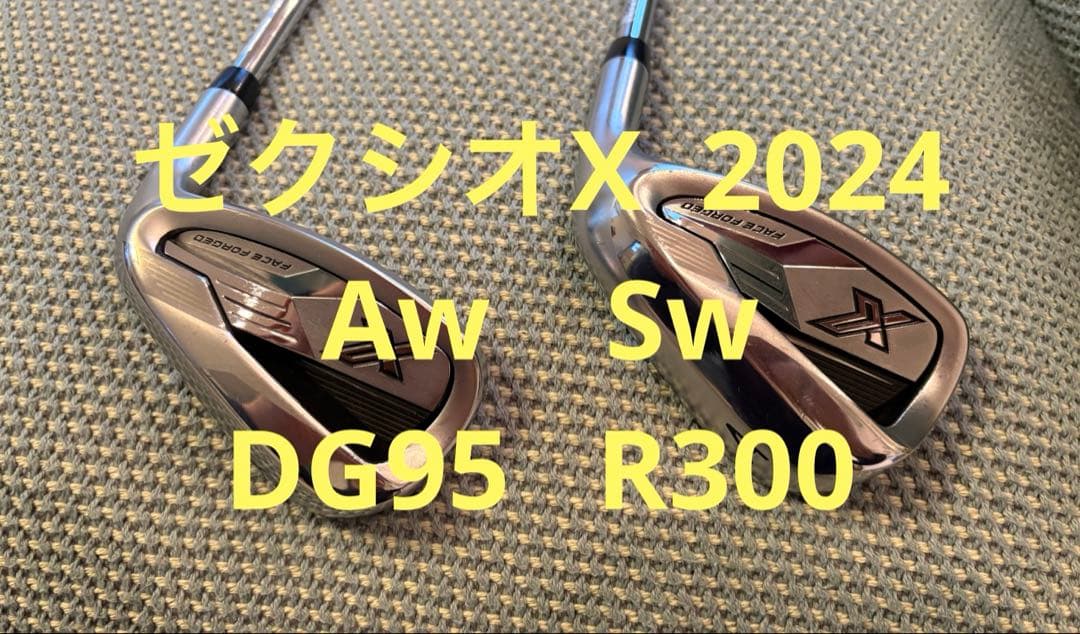 ゼクシオ　エックス　2024 X アイアン　Aw Sw DG95 R300