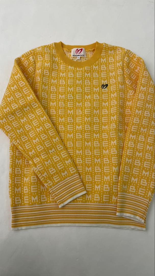 MASTER BUNNY EDITION セーター L1サイズイエロー