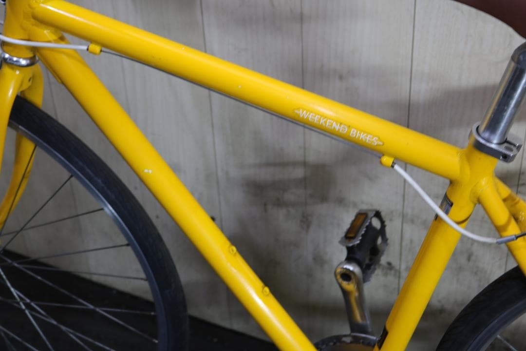 あさひ製WEEKEND アルミ 700C シマノ7速 460mm YELLOW