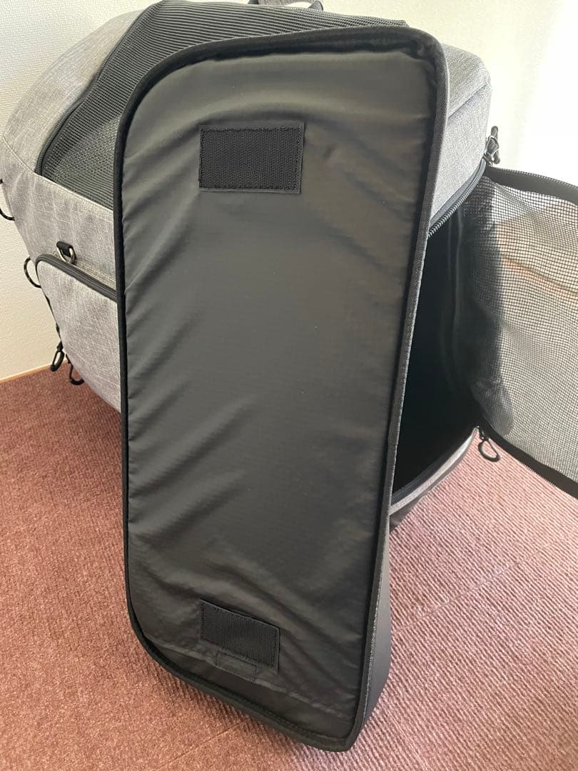 エアバギー　3WAYバッグパック　リュク　ワイドサイズ　クールグレー