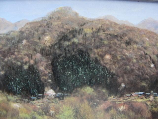 加納 睦久 【陽春上矢作】 希少画集画、状態良好、新品高級額装付