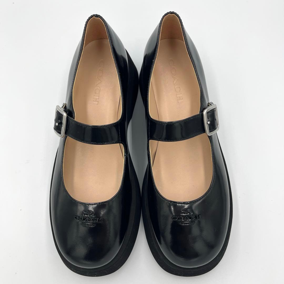 【新品未使用】coach ヴィッキー　メリージェーン　パンプス　ローファー　厚底