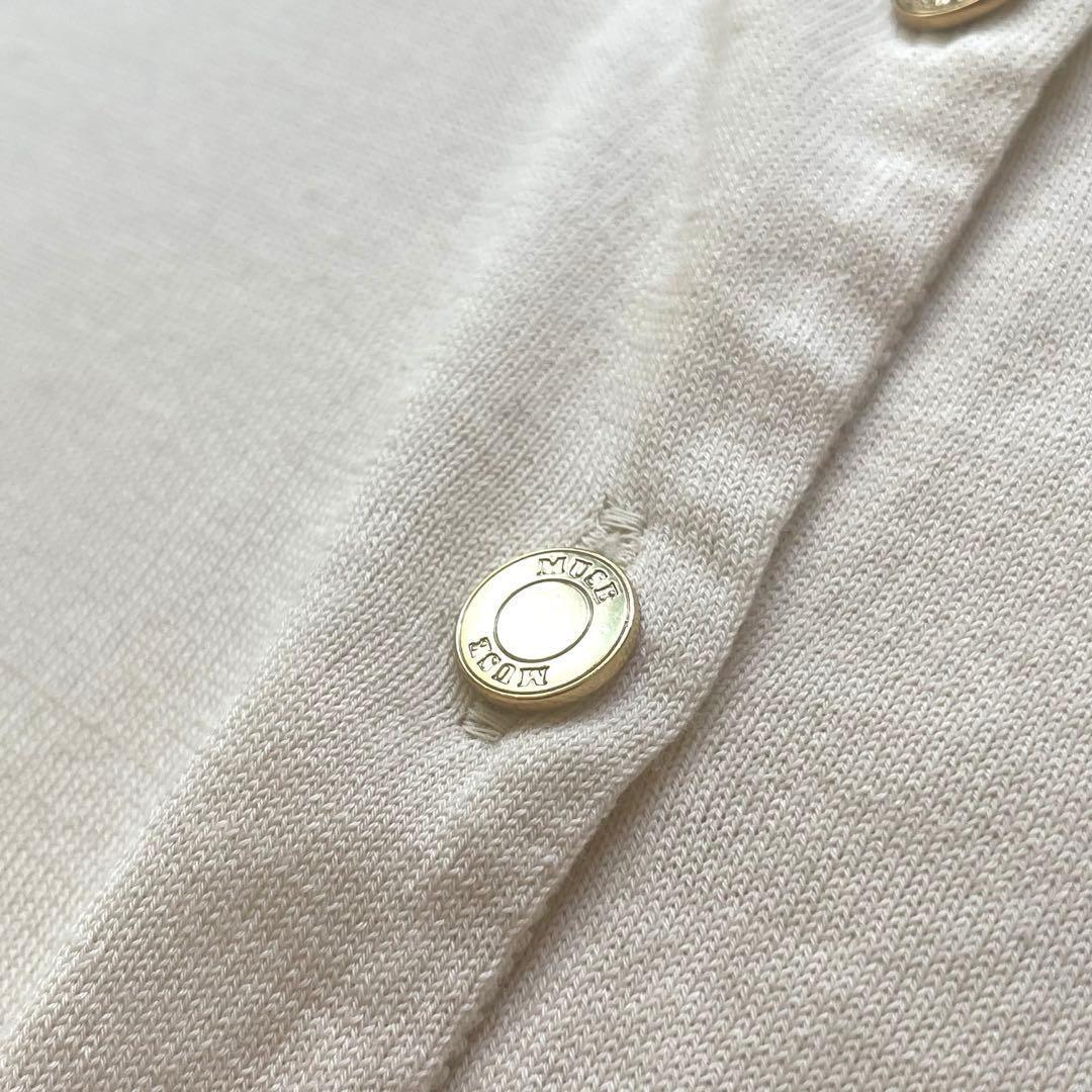 美品✨ ミューズドゥーズィエムクラス FF grace カーディガン 金ボタン