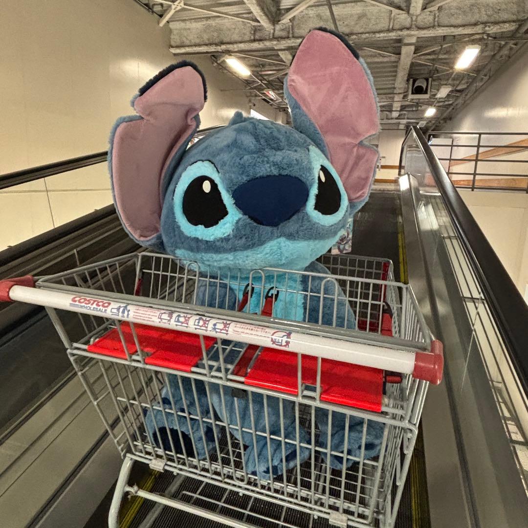 コストコ スティッチ 特大 ぬいぐるみ タグ付き