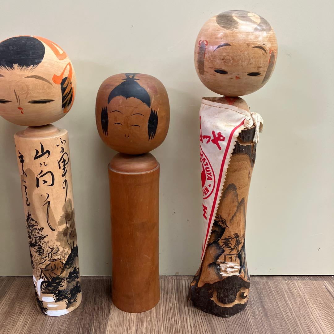 D-2 昭和レトロ 伝統こけし 創作こけし 大量 まとめ売り 16体セット 鳴子