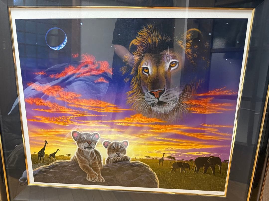 シム・シーメル　【大草原の歌】版画