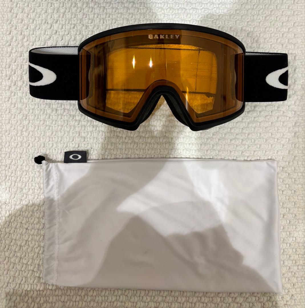 【美品】OAKLEY ゴーグル オレンジレンズ 専用ポーチ付