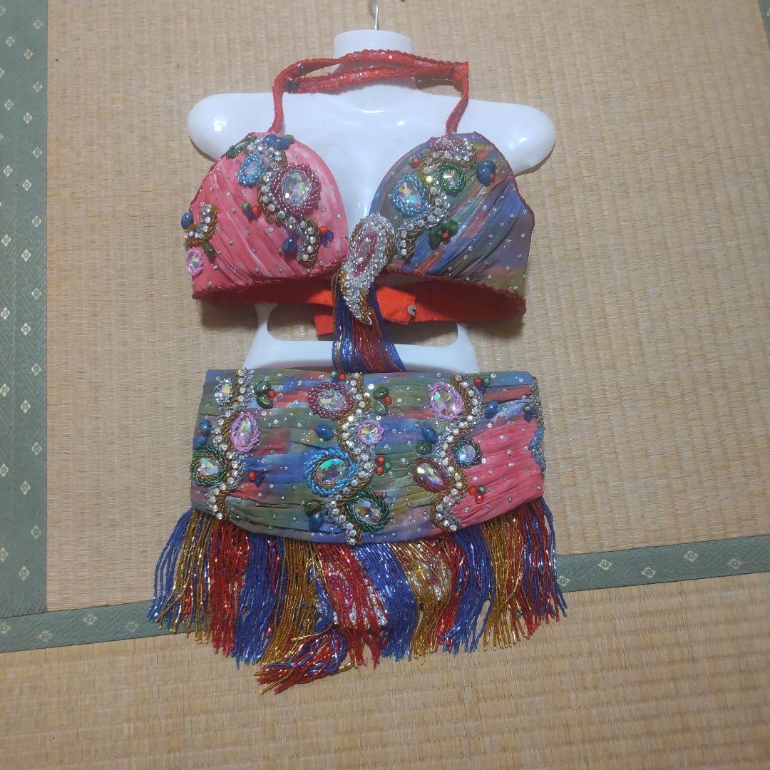 ベリーダンス エジプト製マルチカラー オリエンタルブラ ベルト