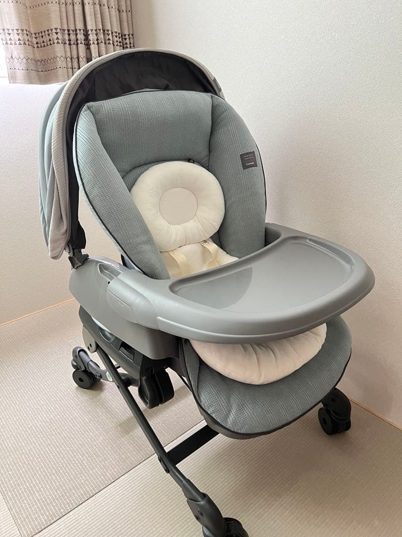 【美品】コンビ 手動スウィング ネムリラ BEDi Long シェル EG