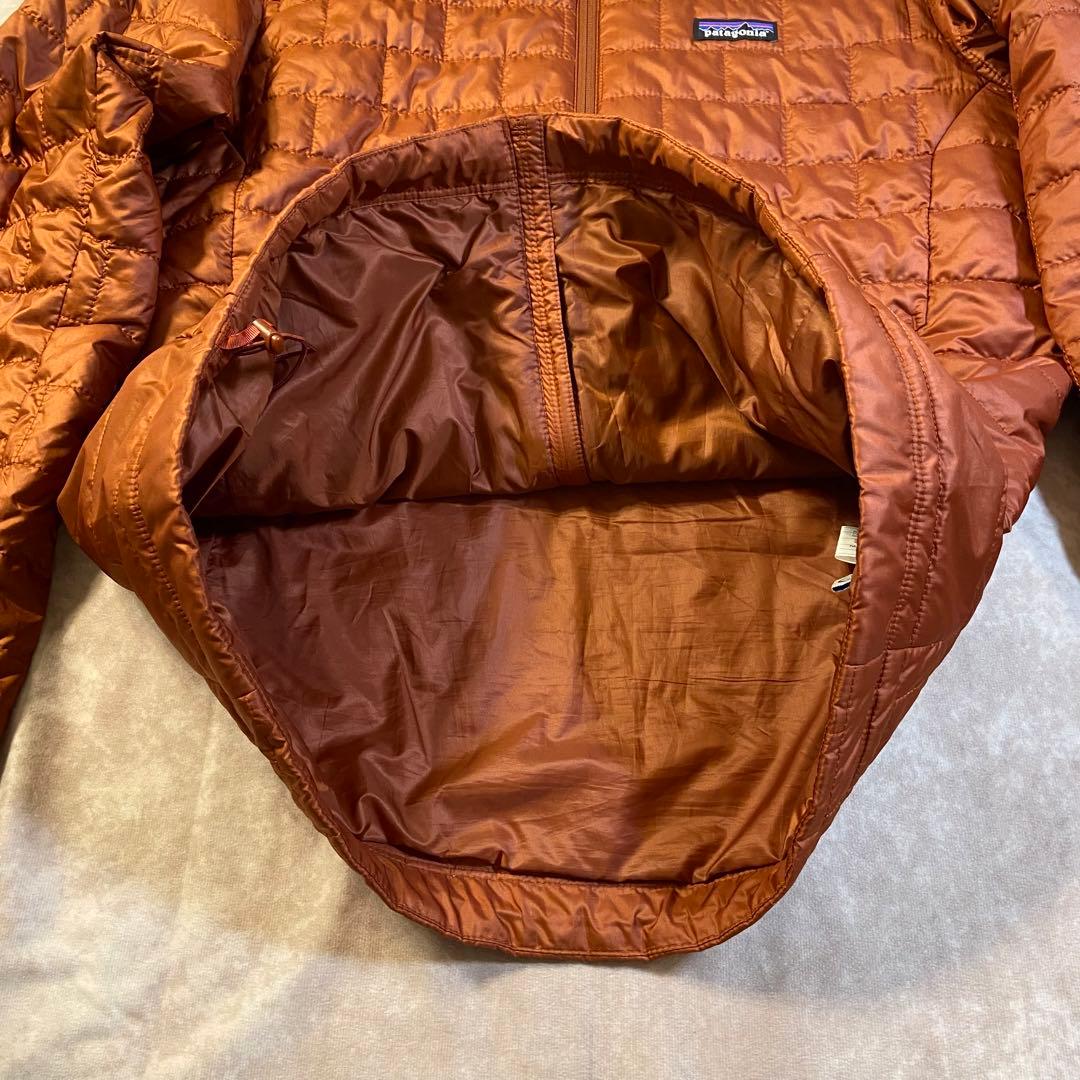 Patagonia ナノパフジャケット ブラウン オレンジ 2020年製 ダウン