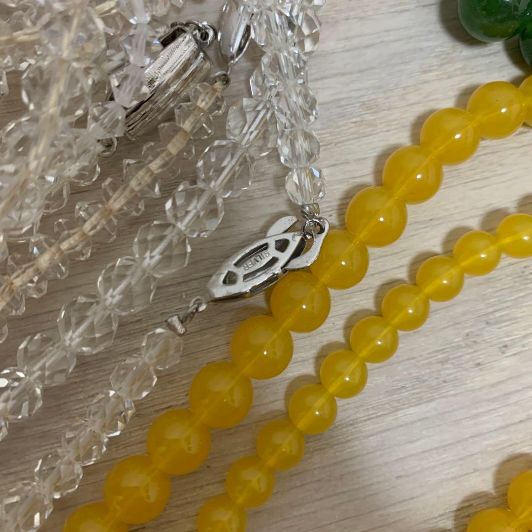 も*し様 アクセサリー　おまとめ　セット　パール　珊瑚　琥珀　天然石