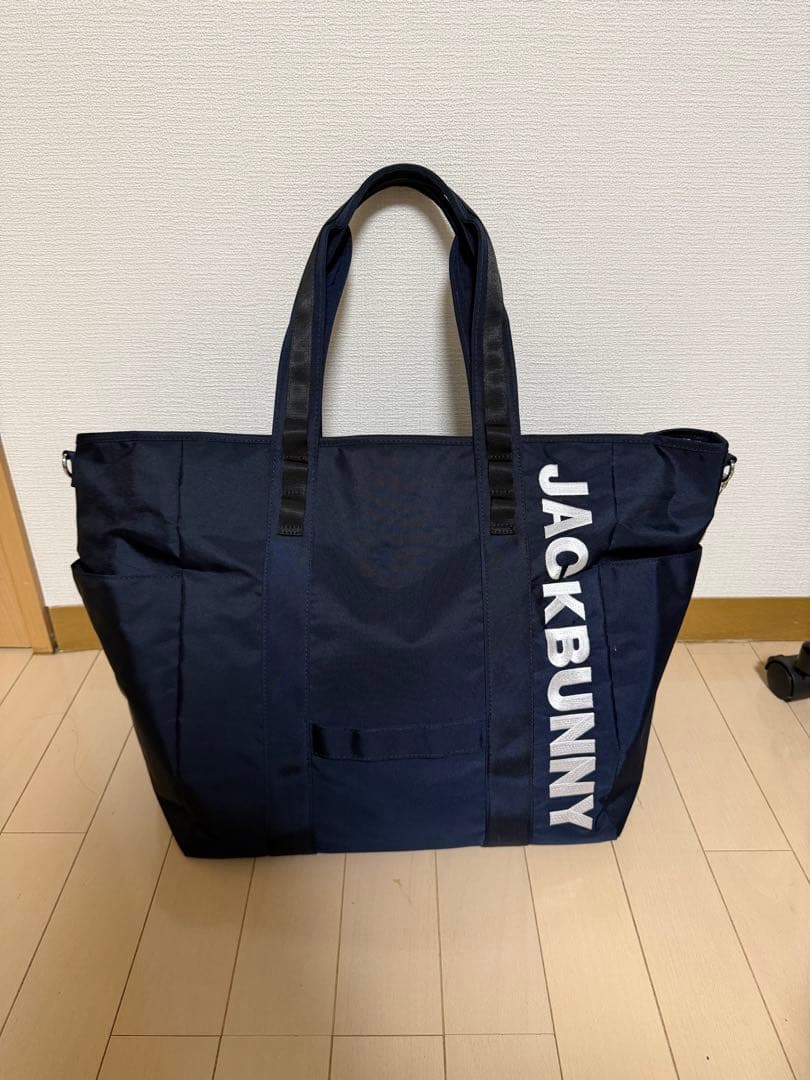 ジャックバーニーロッカーバッグ　ネイビー