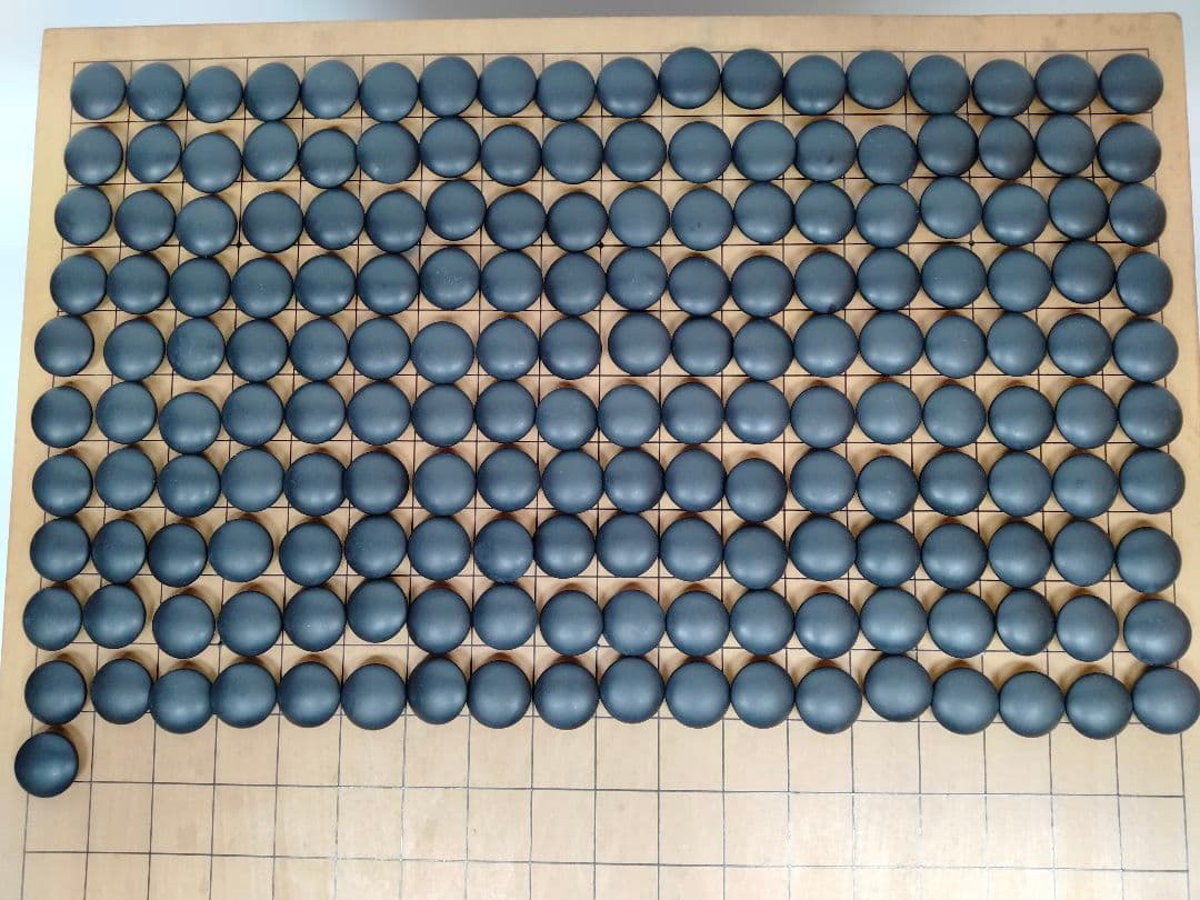 囲碁セット 碁盤 35〜36号 蛤碁石 那智黒碁石