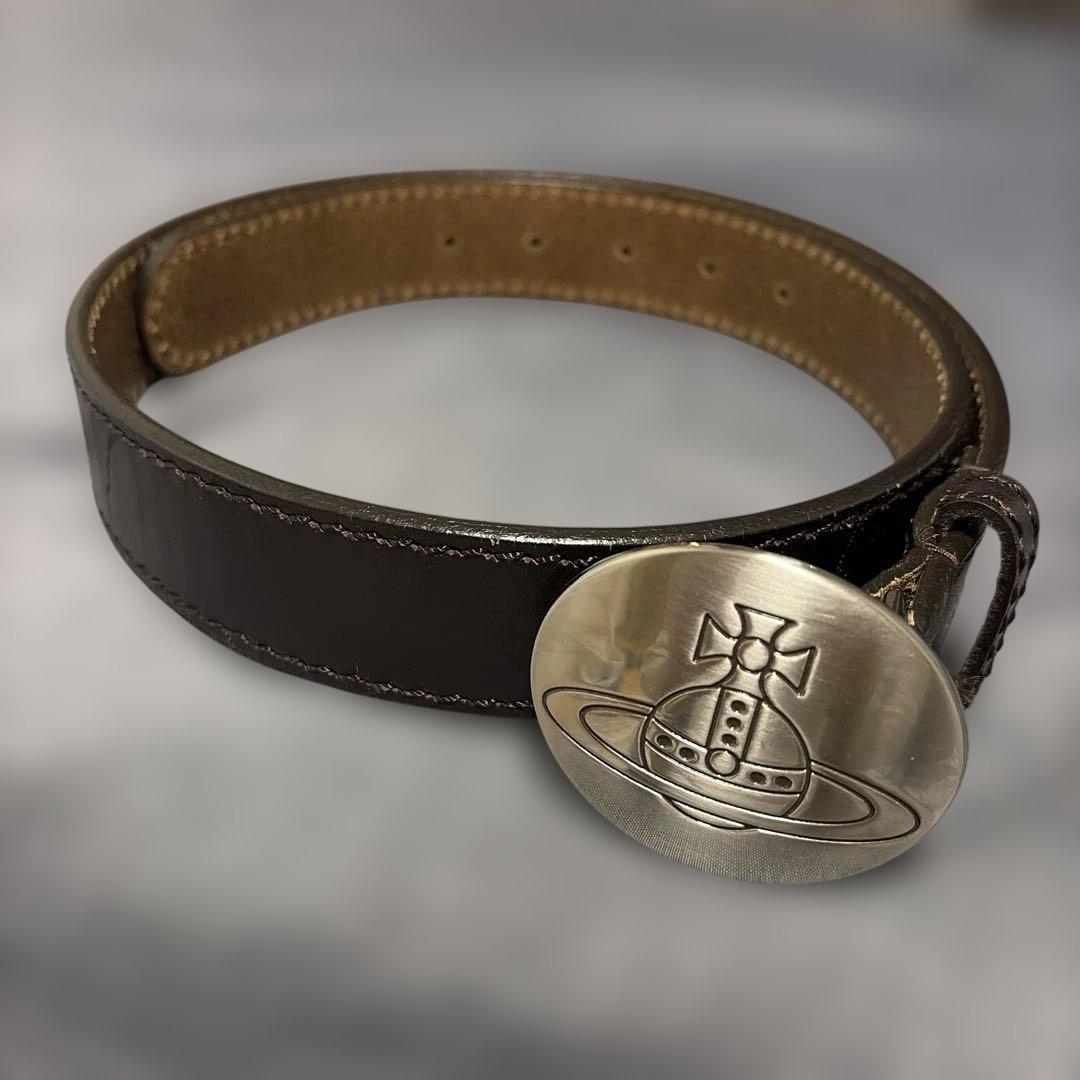 ヴィヴィアン・ウエストウッド★オーブバックル★レザー ベルト★