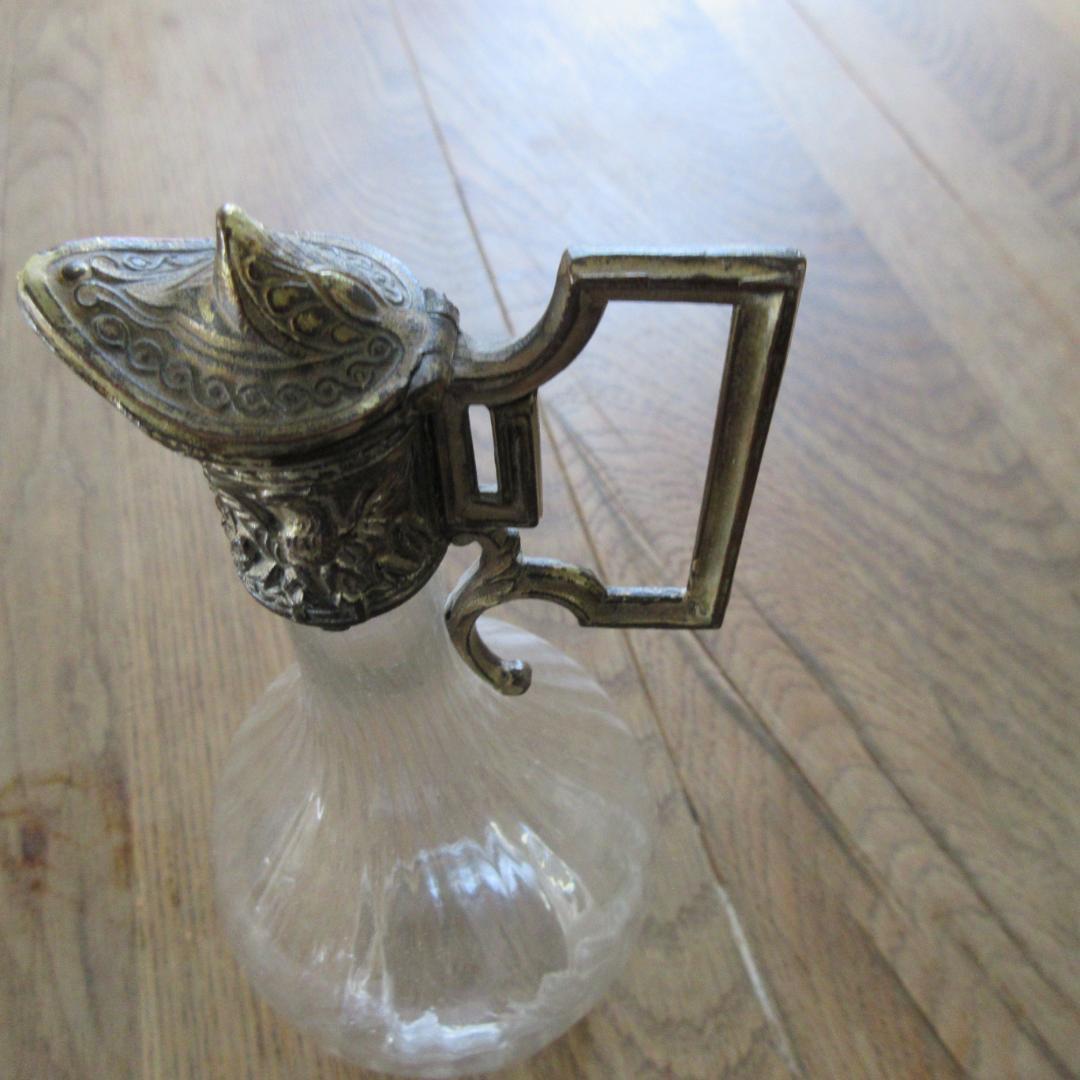 1800年代後半 フランス製ガラス水差し　ピッチャー　状態良好