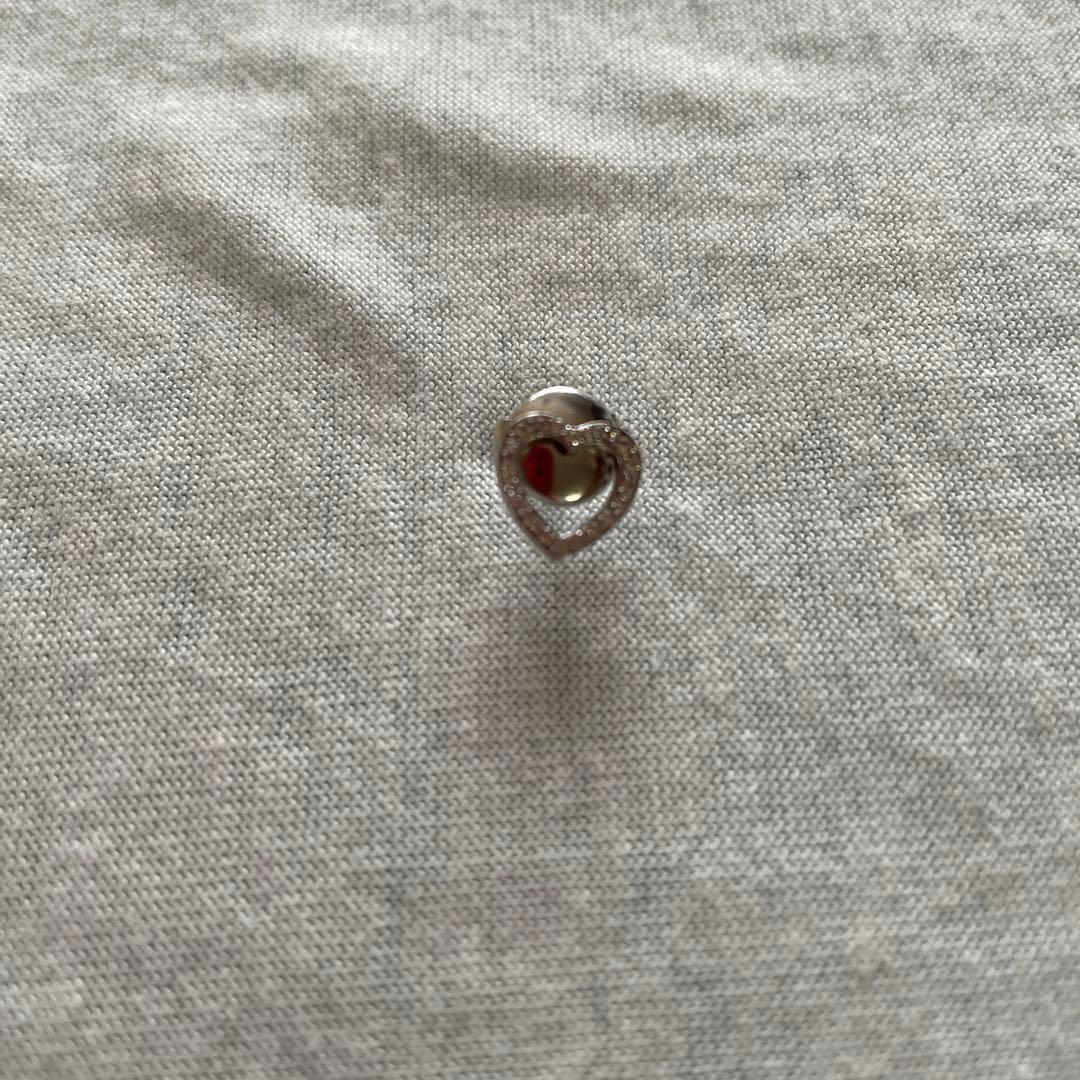 専用　箱付き　ティファニー　プラチナ　センチメンタルハートダイヤモンドピアス片耳