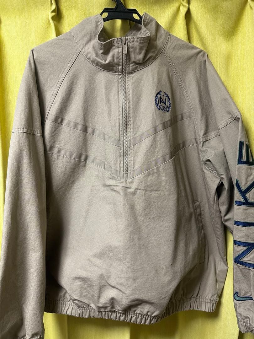 NIKE ハーフジップジャケット XL ベージュ