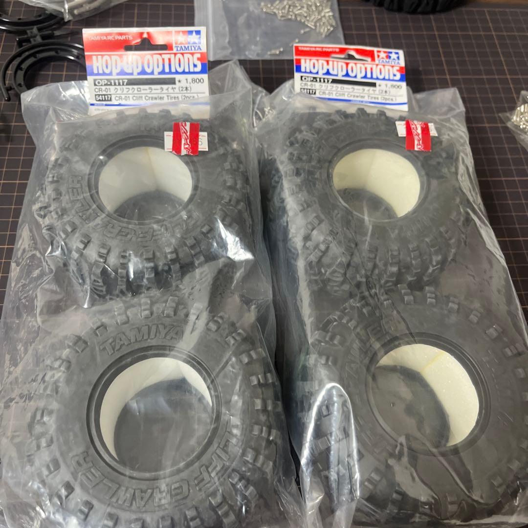 タミヤ CR-01ホイールタイヤ