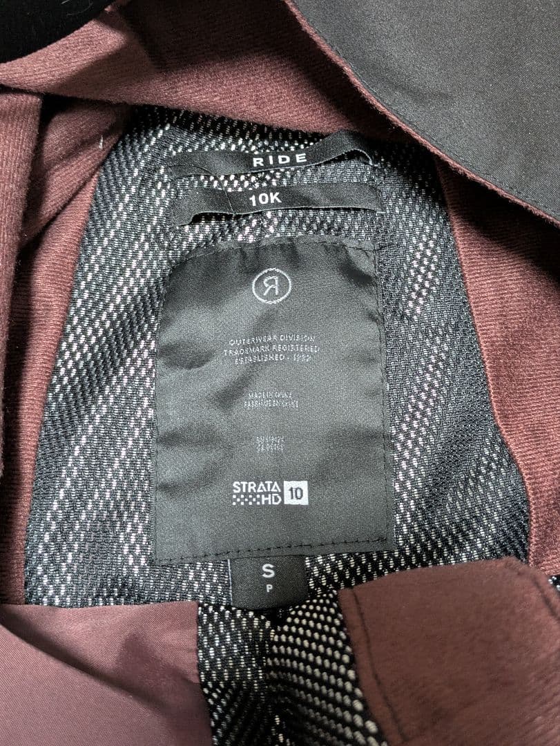 RIDE スノーボード ウェア ビブパンツ