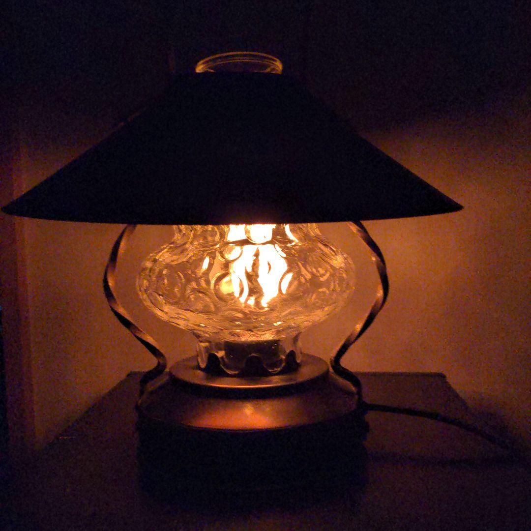 アンティークランプ　昭和レトロランプ　古道具