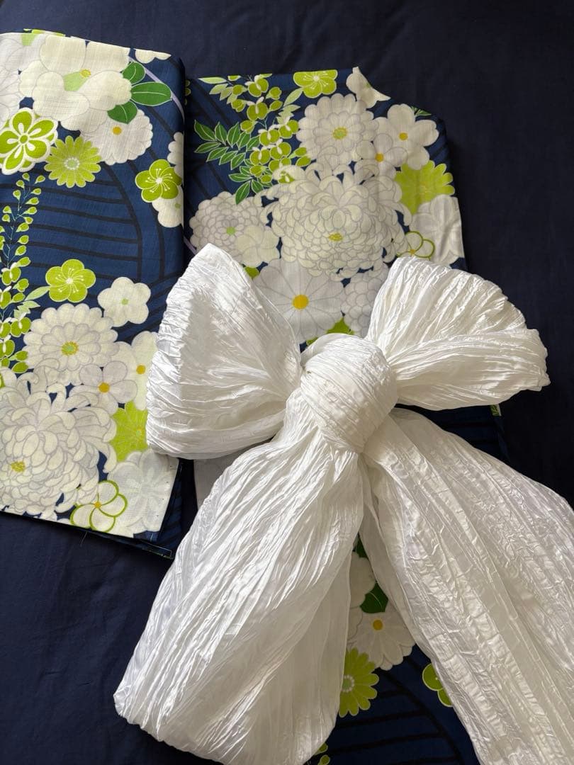 サ*ー様 【未使用】ふりふ　浴衣　夏着物　《オマケ兵児帯付き》