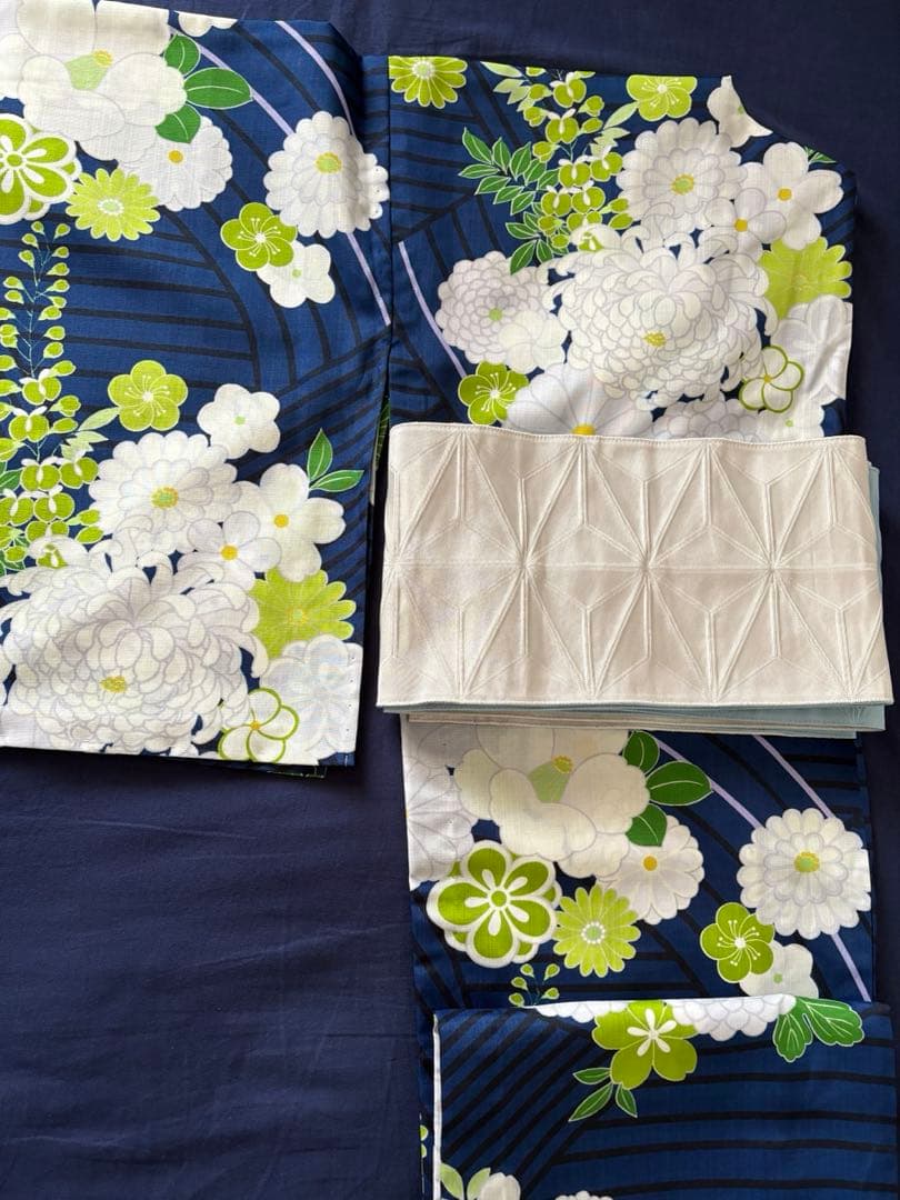 サ*ー様 【未使用】ふりふ　浴衣　夏着物　《オマケ兵児帯付き》