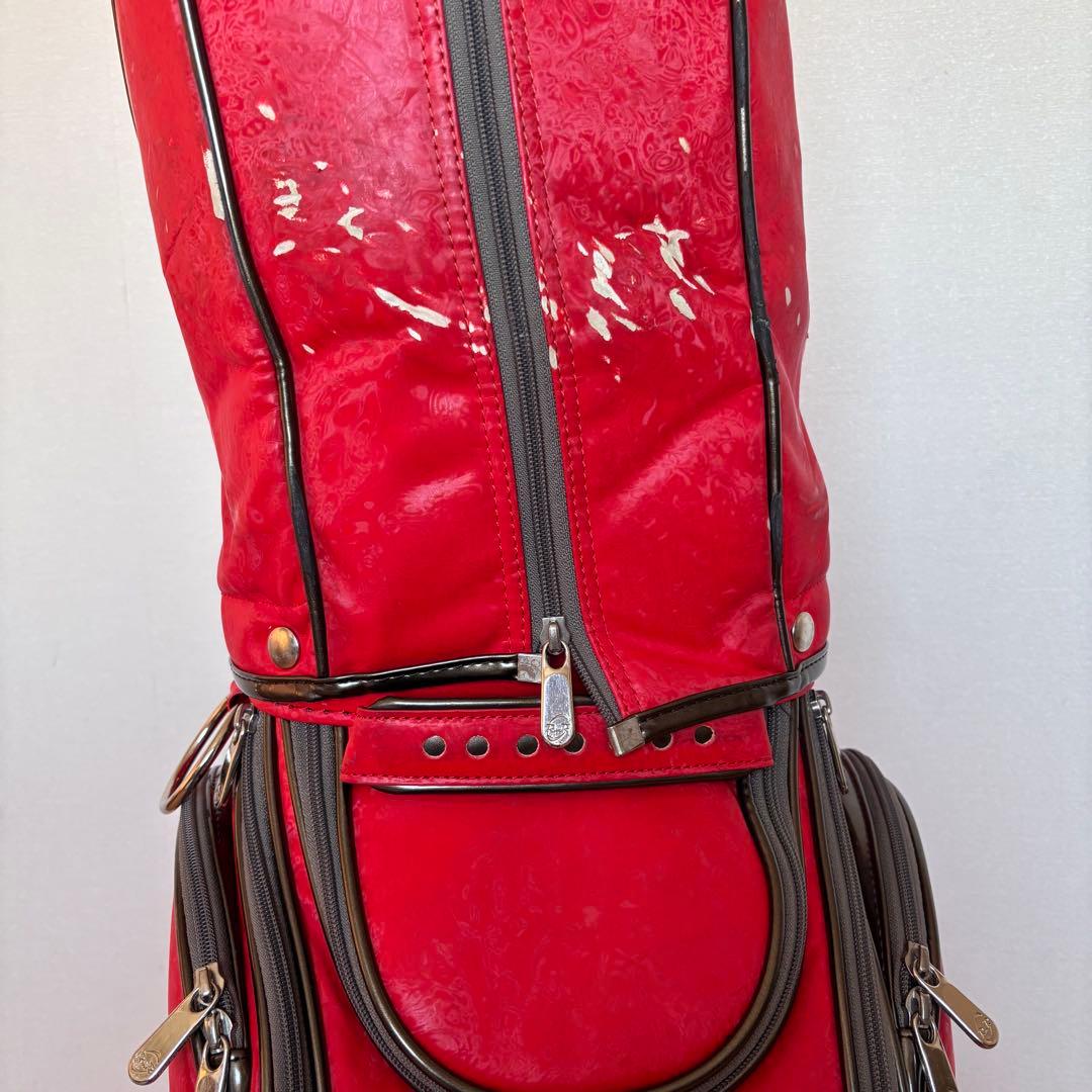 キャディバックROMAROロマロREDガンレッドPRO MODELゴルフバック