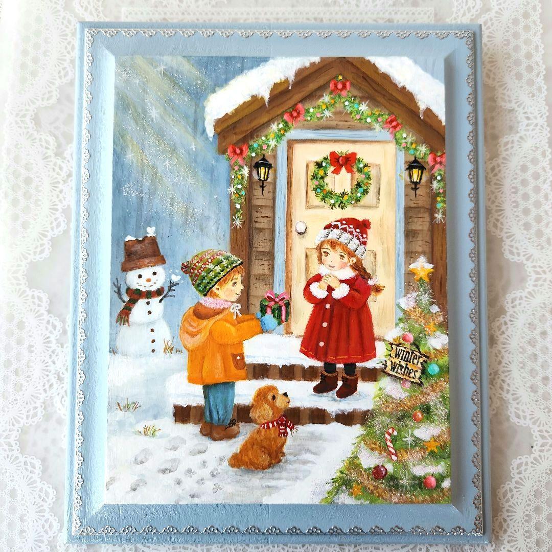 G*A様 トールペイント作品　楽しいクリスマス