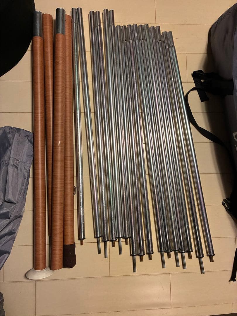 DOD タケノコテント　グランドシート付き　ベージュ　t8-495