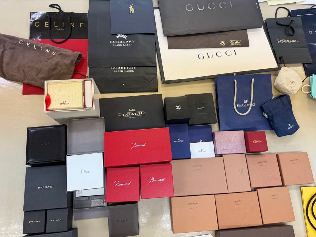 ブランドショッパー　ジュエリーケース　時計空箱　コマ　まとめ売り