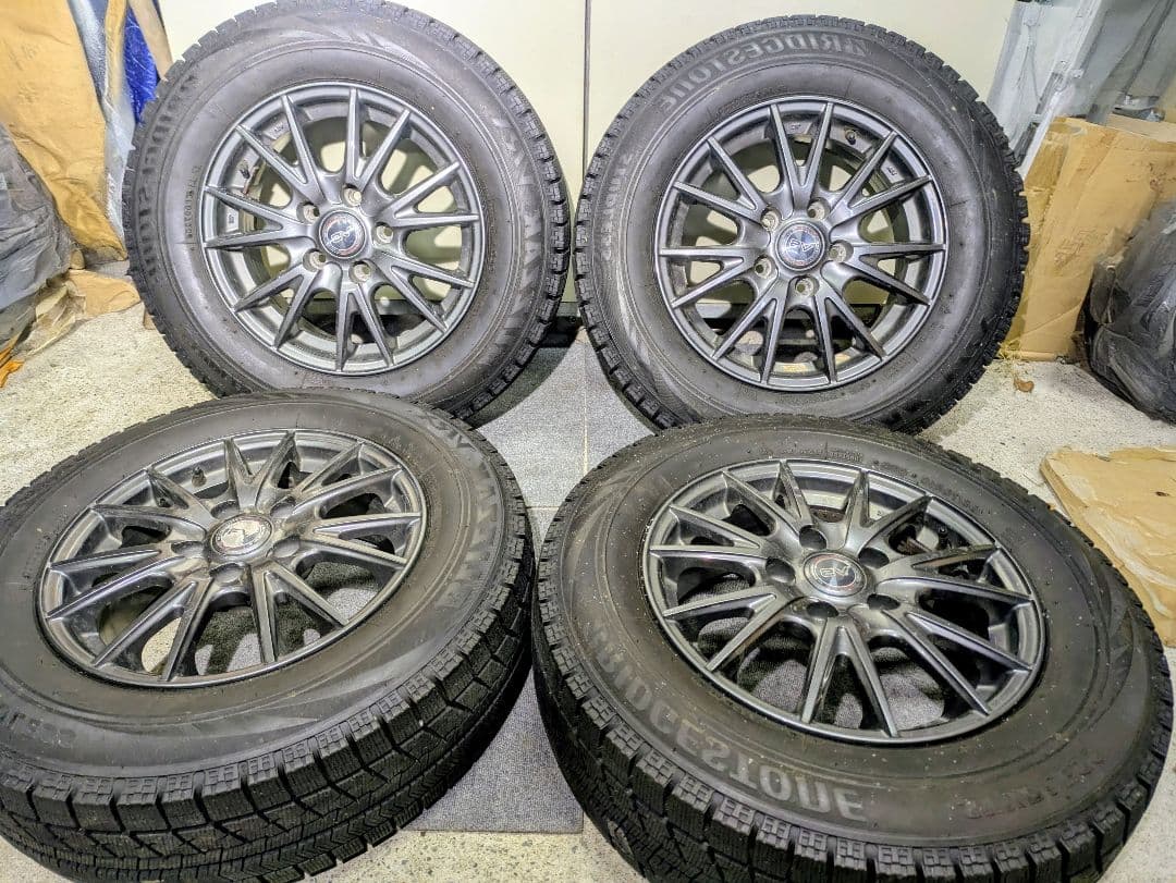 【送料無料/スタッドレス】BLIZZAK VRX&ホイールセット　セレナ等