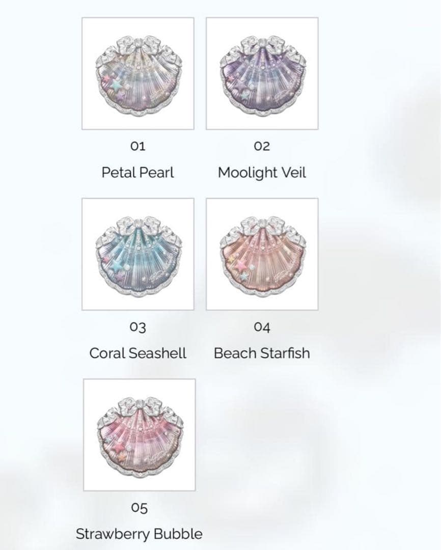 フラワーノーズ　シェルズジュエルコレクション　サテンチーク 全5種 ミラー付き