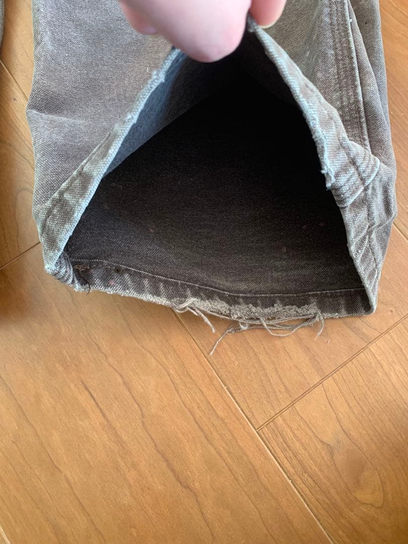 Carhartt ブラウンオーバーオール