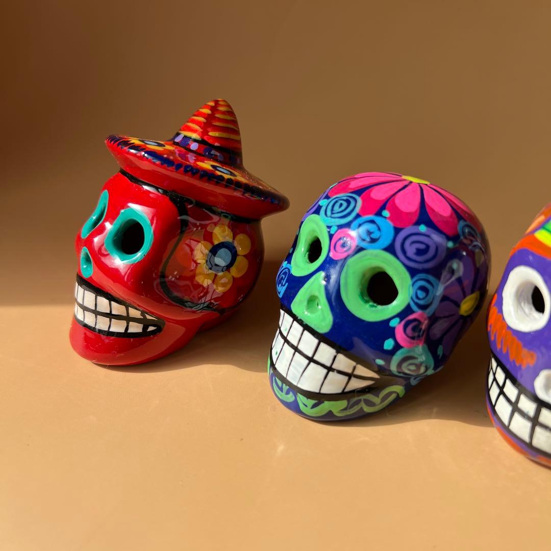 メキシコ　ドクロ　スカル 6個セット